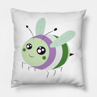 Genderqueer Pride Bee Pillow