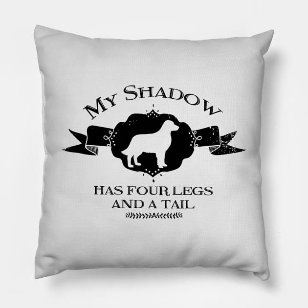 My Retriever Shadow Pillow by You Had Me At Woof