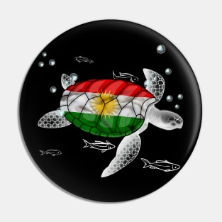 Kurdistan Turtle Pin