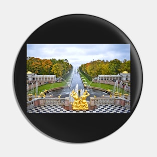 Imperial Peterhof Fountains Russia Pin