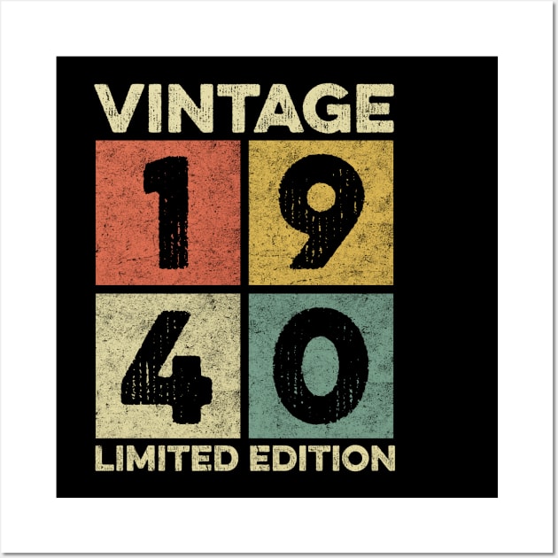 82 Year Old vintage 1940 82th Birthday Shirt