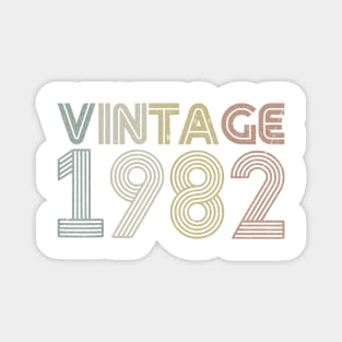 37th Birthday Gift Vintage 1982 Classic Magnet