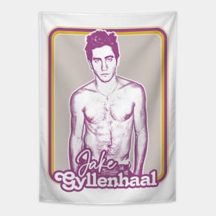 Jake Gyllenhaal // Retro Fan Art Design Tapestry