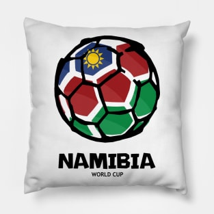 Namibia Football Country Flag Pillow