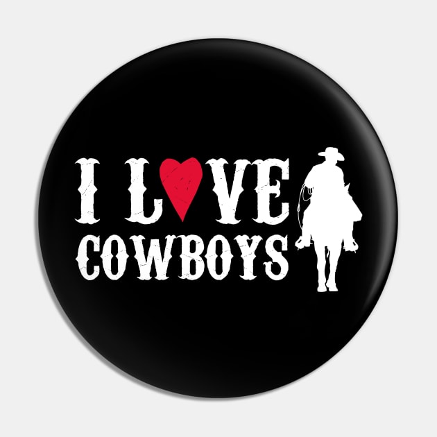 I Love Cowboys Pin by Motivation sayings 