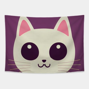 Cartoon cat character icon logo Tapestry