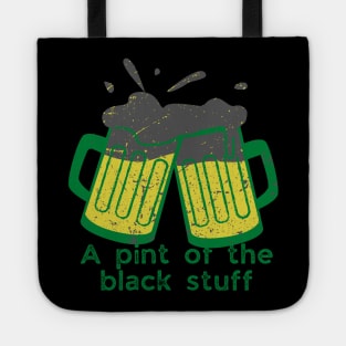 St Patrick Pint black stuff Tote