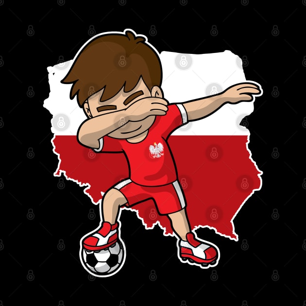 Soccer Poland Polish Polska Boy Polski Flag Map by E