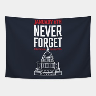 January 6th Never Forget Tapestry