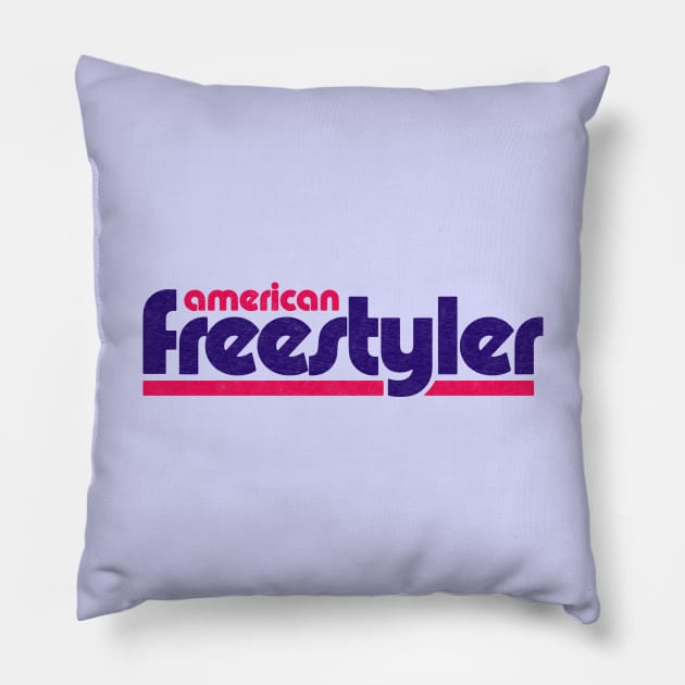 American Freestyler 80s Freestyle BMX Bike Pillow by Turboglyde