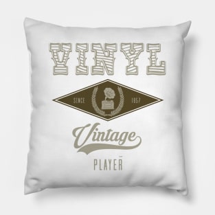 Modern Vintage Phonograph Vinyl Style Pillow