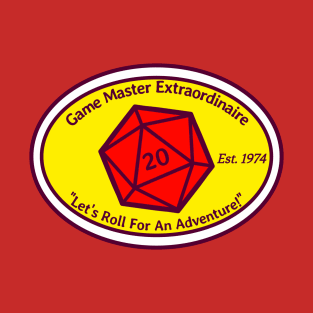 Game Master Extraordinaire Logo 4 T-Shirt