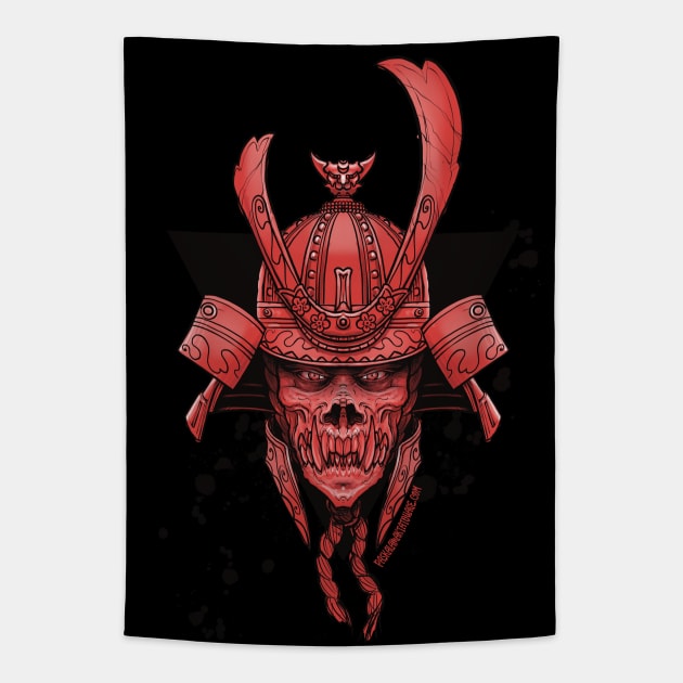 dead samurai Tapestry by Paskalamak