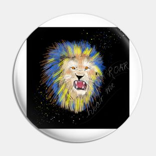 Lion roar Pin