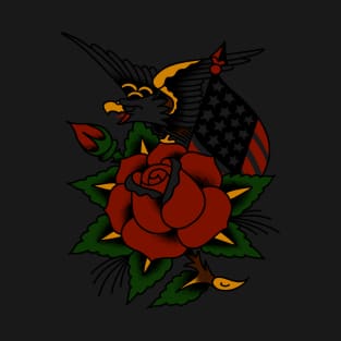 Eagle and Rose T-Shirt