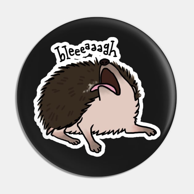 Hedgehog Anointing - Classic Coloration Pin by SalemKittie