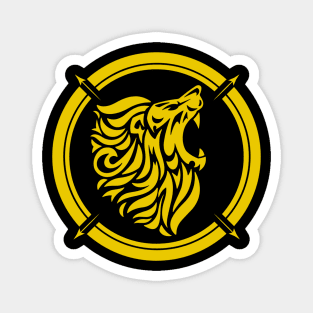 African Lion Inspired Magnet