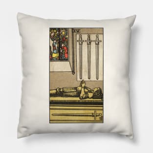 FOUR OF SWORDS Pillow