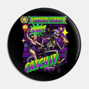 Mardi Gras Sprit Pin