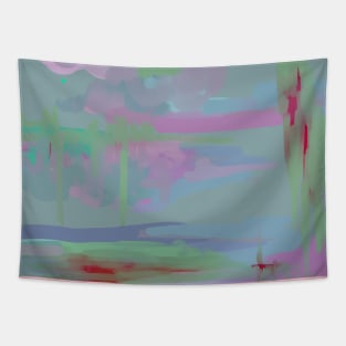 Abstract Oceanside Tapestry