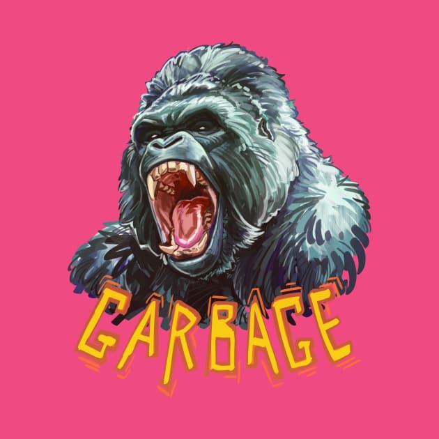 Garbage Ape by Skutchdraws