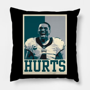 Jalen Hurts Pop Art Style Pillow