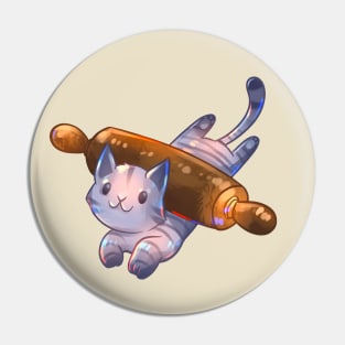 Rolling Pin Cat Pin