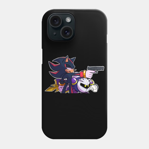 Shadow and Meta Knight Phone Case by Lunatyk