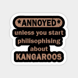 Kangaroo Fan Australia Love Sayings Women Magnet