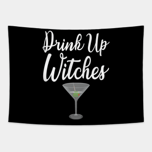 Halloween Drinking Drink Up Witches Tapestry