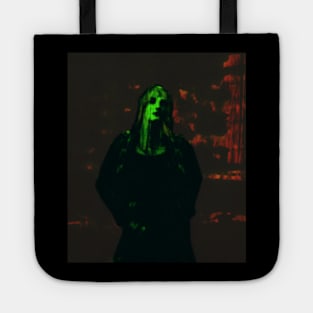 Very cool looking guy. Dark, but so cool. Moon on forehead. Green and orange. Tote