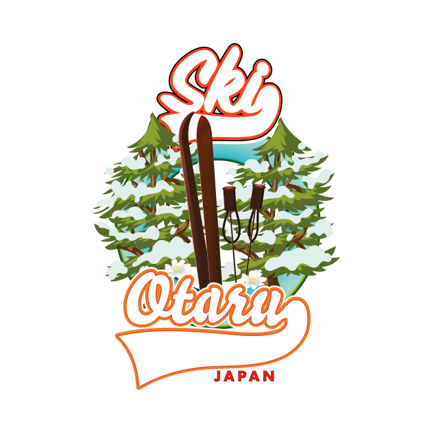 Otaru Japan vintage ski logo by nickemporium1