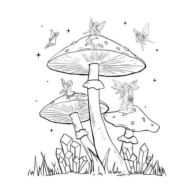 Fairycore Aesthetic Fairy Grunge Mushroom Fairies by Alex21