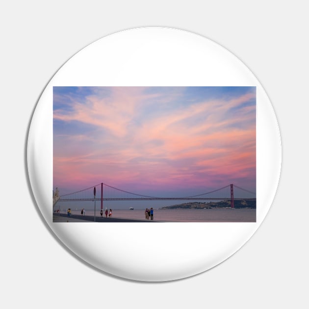 pink sunset Pin by terezadelpilar