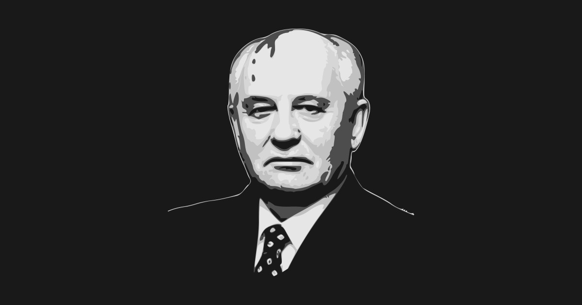 Mikhail Gorbachev Black and White - Mikhail - T-Shirt | TeePublic