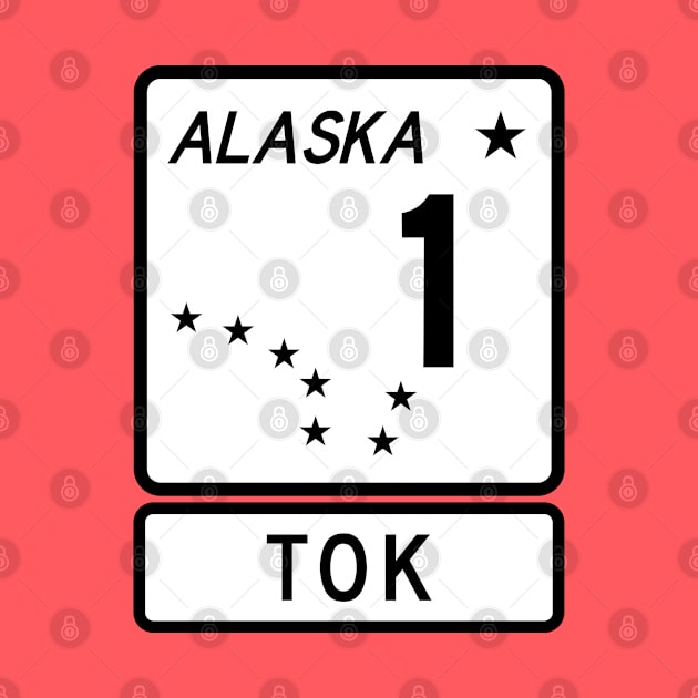 Alaska Highway Route 1 One Tok AK by TravelTime