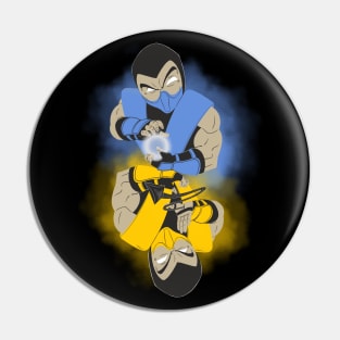 Mirrored Kombat Pin