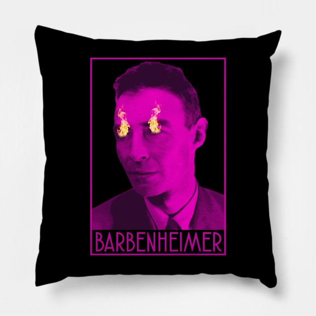 Barbie x Oppenheimer Pillow by EdSan Designs