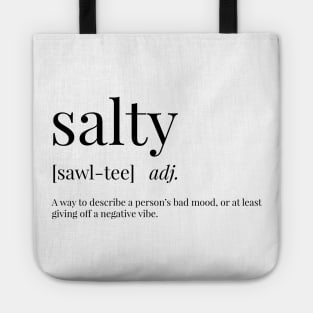 Salty Definition Tote