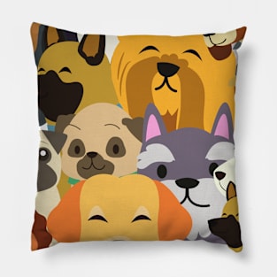 Adorable dog face design Pillow