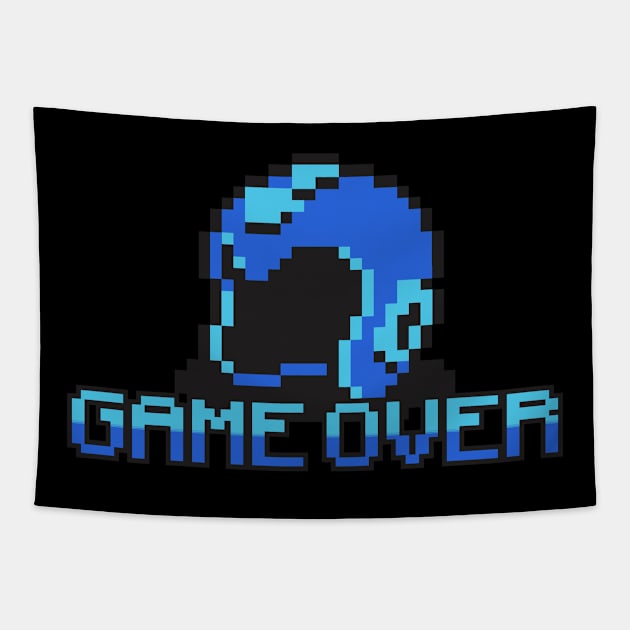 megaman game over Tapestry by kladenko