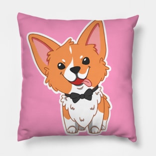 Pembroke Welsh Corgi Illustration Pillow