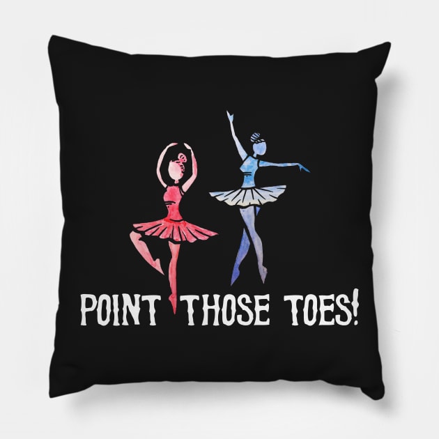 Point those toes Pillow by bubbsnugg