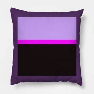 black pink and purple minimalist abstract design Pillow