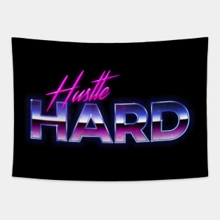 80s Style Hustle Hard Retro Future Aesthetic Tapestry