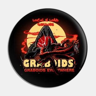 Graboids Everywhere Pin