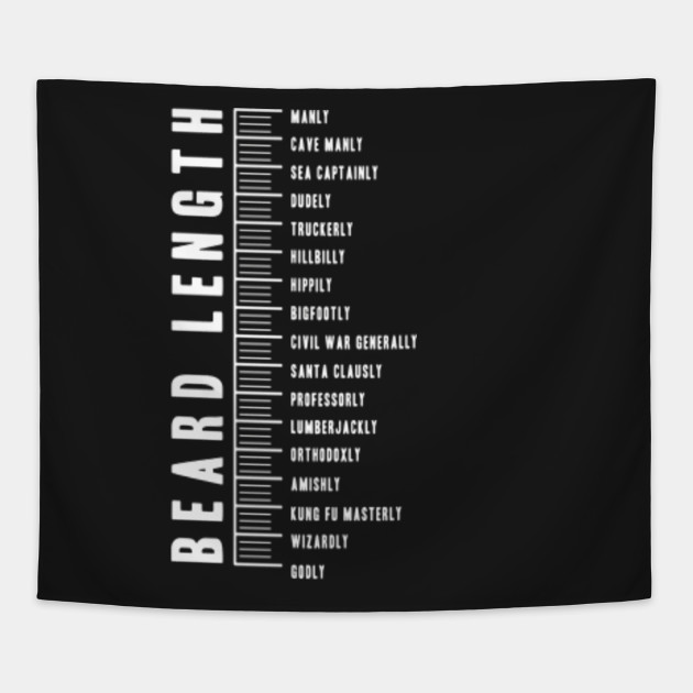 mens beard length ruler