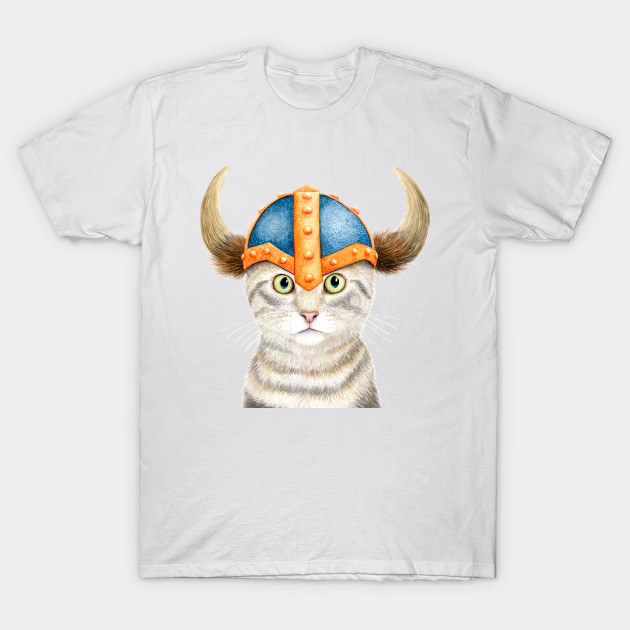 Morris The Viking Cat Cat T Shirt Teepublic