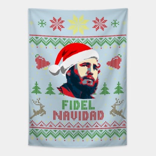 Fidel Castro Fidel Navidad Tapestry