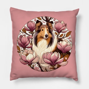 Magnolia Collie Dog Pillow